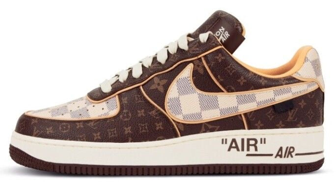 Louis Vuitton Air Force 1 Low "Virgil Abloh - White/Blue - SUPERBFLEX 