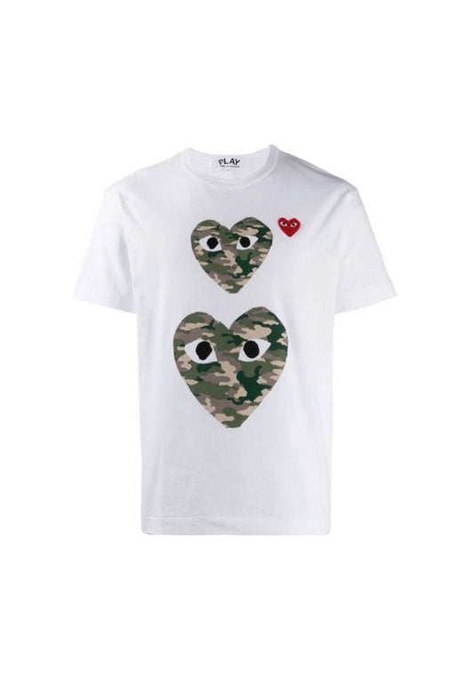 Comme Des Garçons Camo Logo T-shirt - SUPERBFLEX 