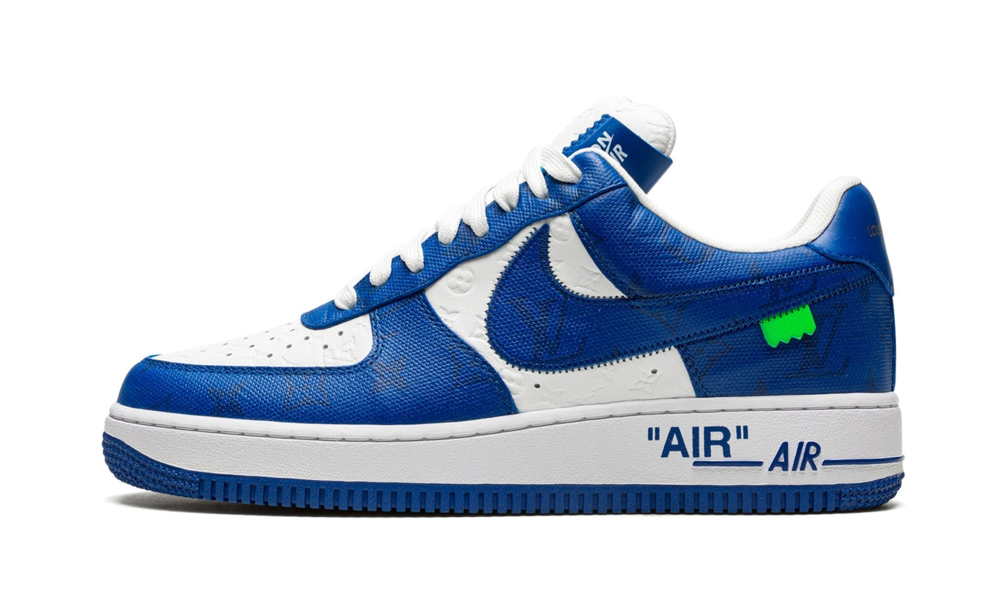 Louis Vuitton Air Force 1 Low "Virgil Abloh - White/Blue - SUPERBFLEX 